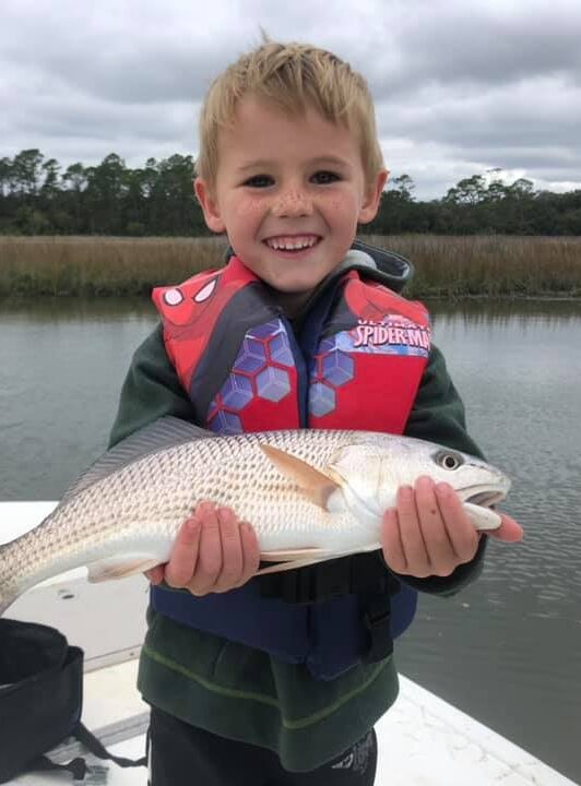 Kids fishing in St Augustine