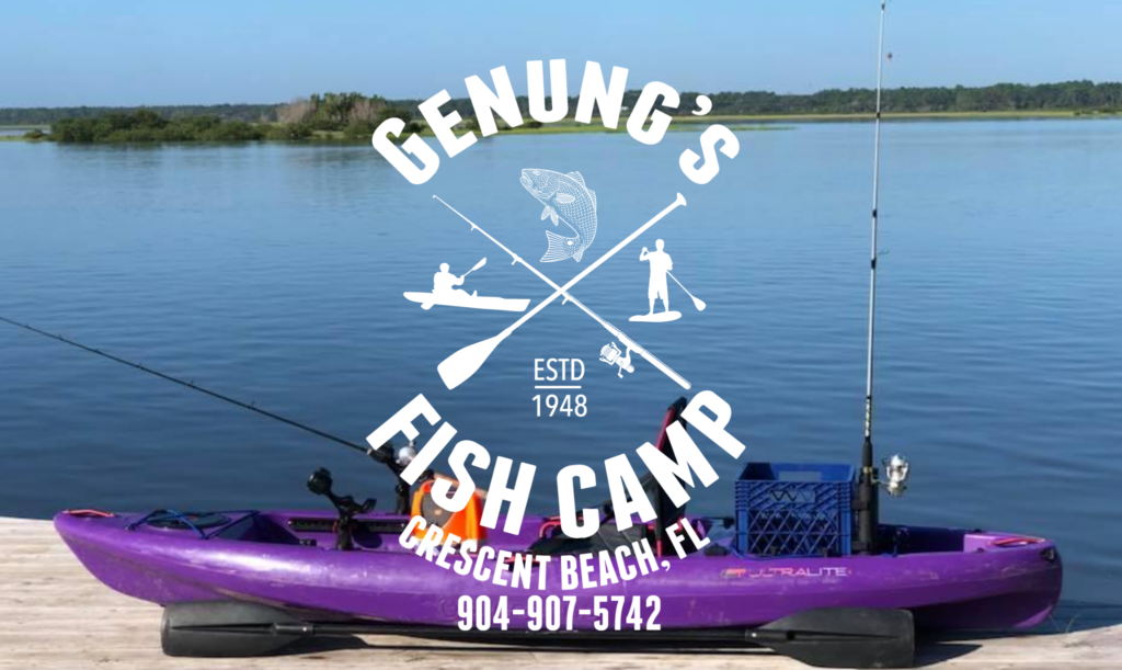 kayak for rent st augustine at genung's fish camp